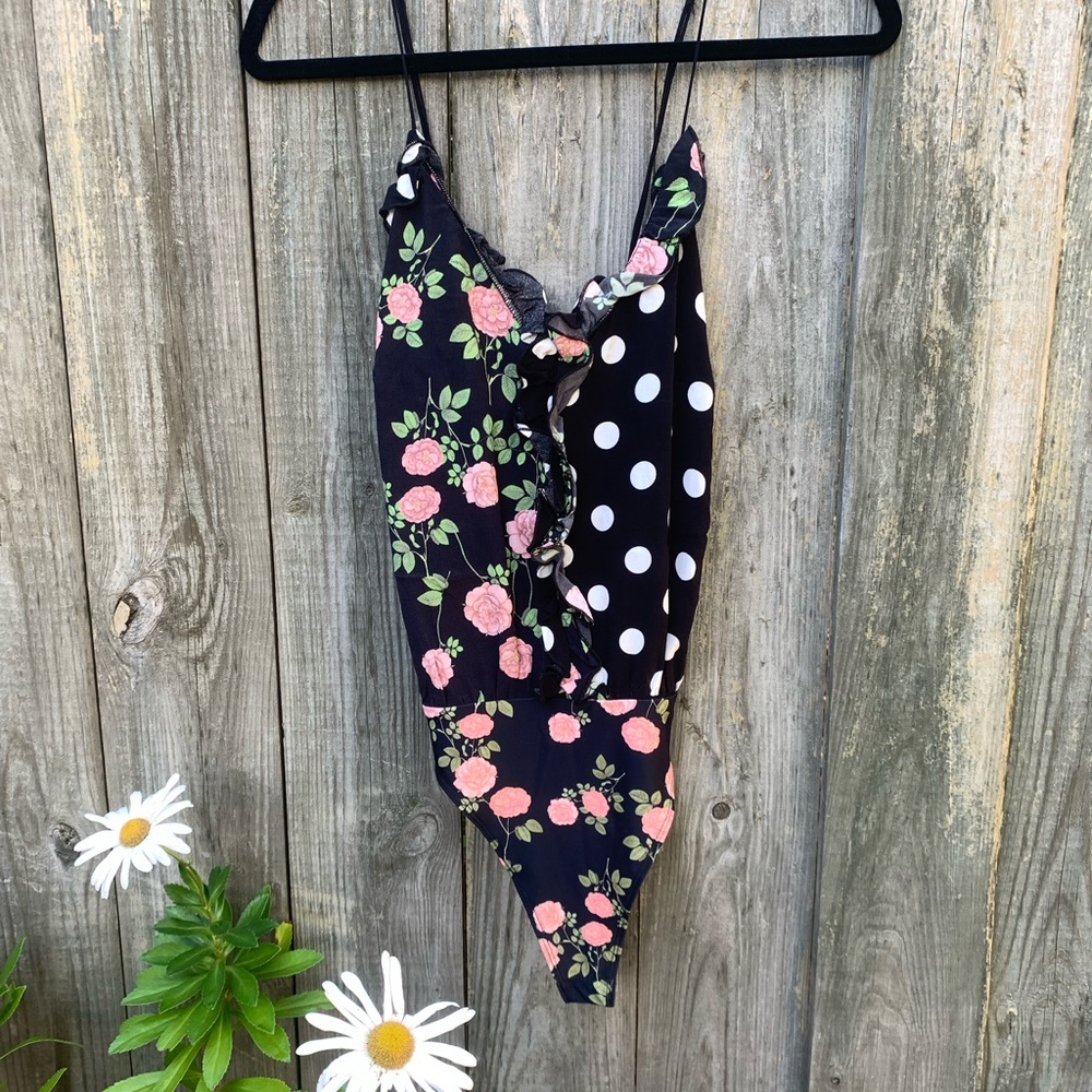 For Love&Lemons | dual pattern tank with tie detail - Picture 7 of 8